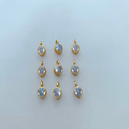 Silver white stone two in one leaf locket-RCA108