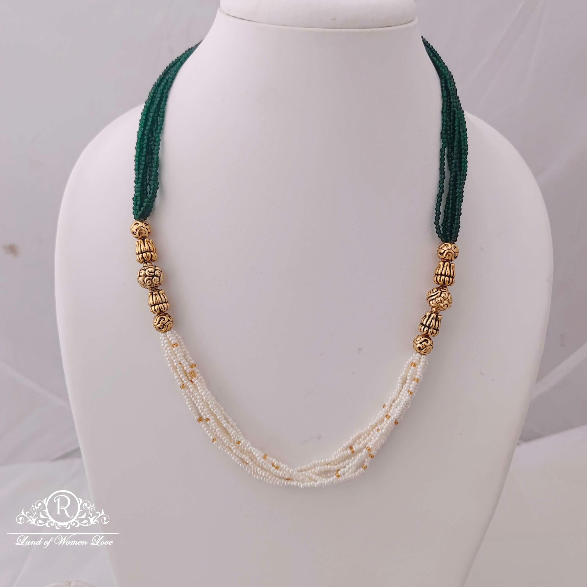 chain silver gold polish lockets beads designs -rcjr285 92.5 silver ramala jewelry / ramala collections