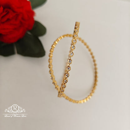 92.5 silver simple and Cute Bangles - RCBG04