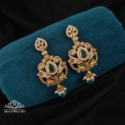 earrings 92.5 silver simple and cute earrings with hangings 92.5 silver ramala jewelry / ramala collections