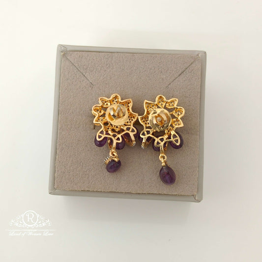 Silver Diamond Replica Design CZ-Earrings-RCZ54