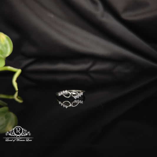 ring silver rodhium polish finger ring-rcra70 92.5 silver ramala jewelry / ramala collections