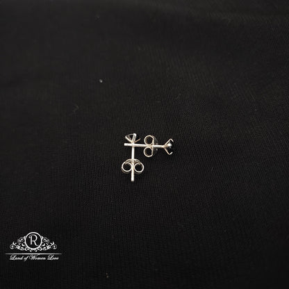 92.5 silver simple and Cute earrings - RCHS51-2