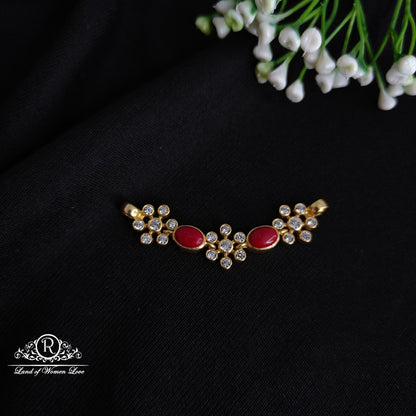 stud silver mala locket - rcl39 coral 92.5 silver ramala jewelry / ramala collections