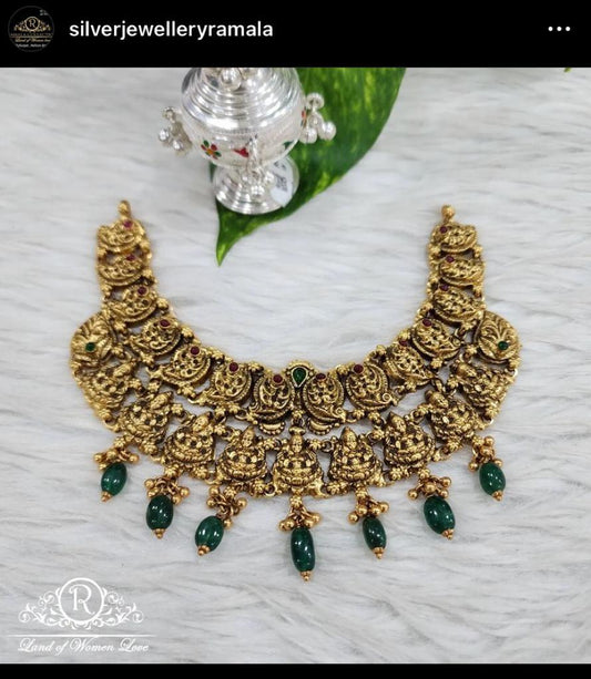 necklace 92.5 silver jewelry beautiful naxi designs necklace-h045 92.5 silver ramala jewelry / ramala collections