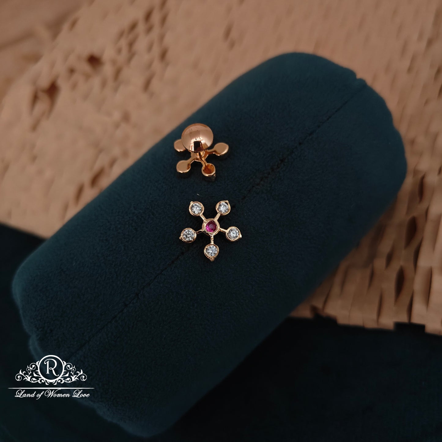 92.5 Silver simple cute earrings -RC061M421