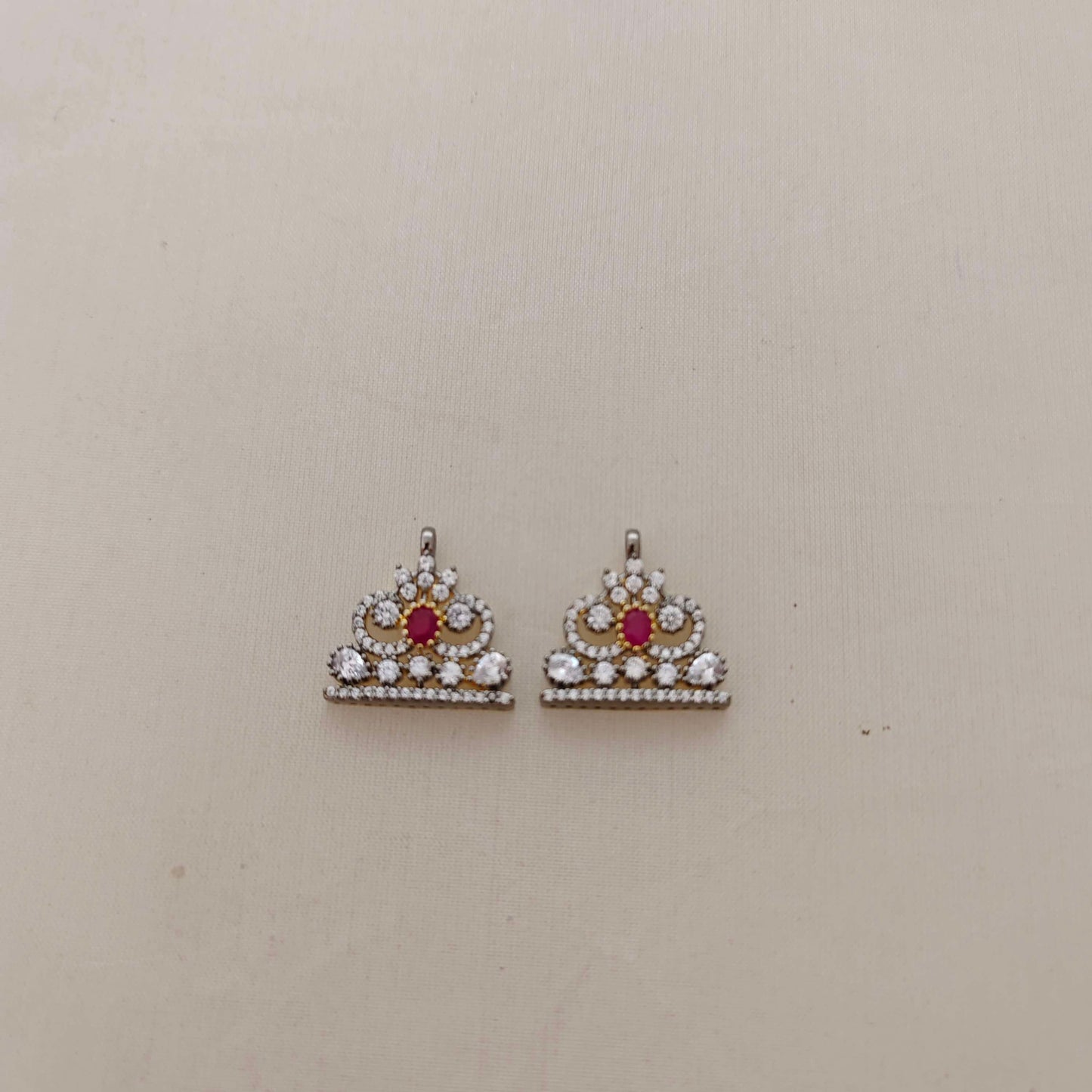 Silver victorian side lockets - RCD314