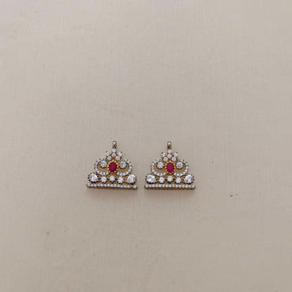 Silver victorian side lockets - RCD314