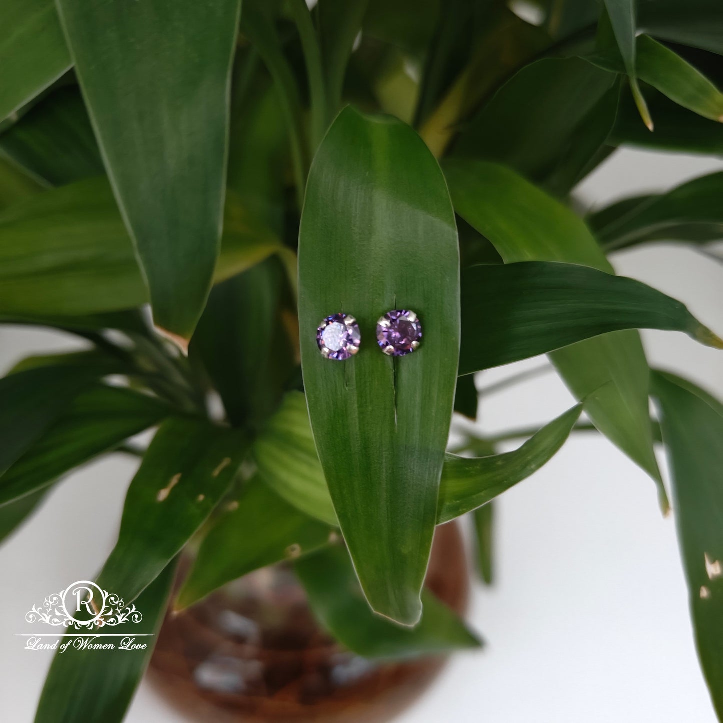 earrings 92.5 silver simple and cute earrings - rchs50 92.5 silver ramala jewelry / ramala collections