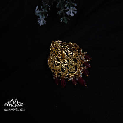 Silver peacock pendant -RCM1091