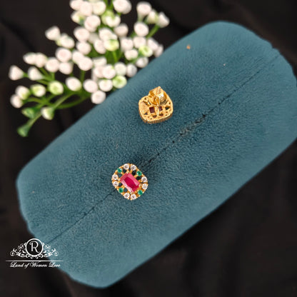 Silver simple and Cute earrings -RCBG0101