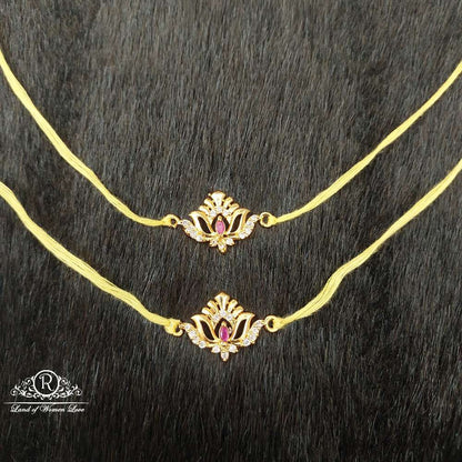 Silver White Stones Basikam Designs-H117