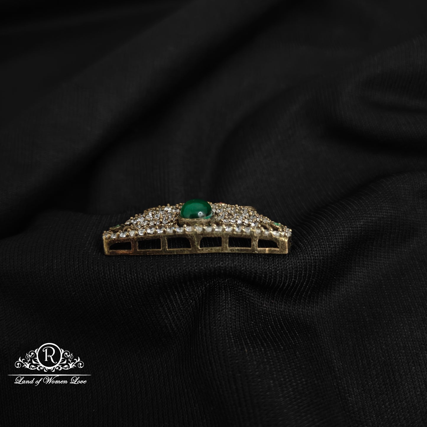 92.5 Silver peacock design Side Locket-RCP103