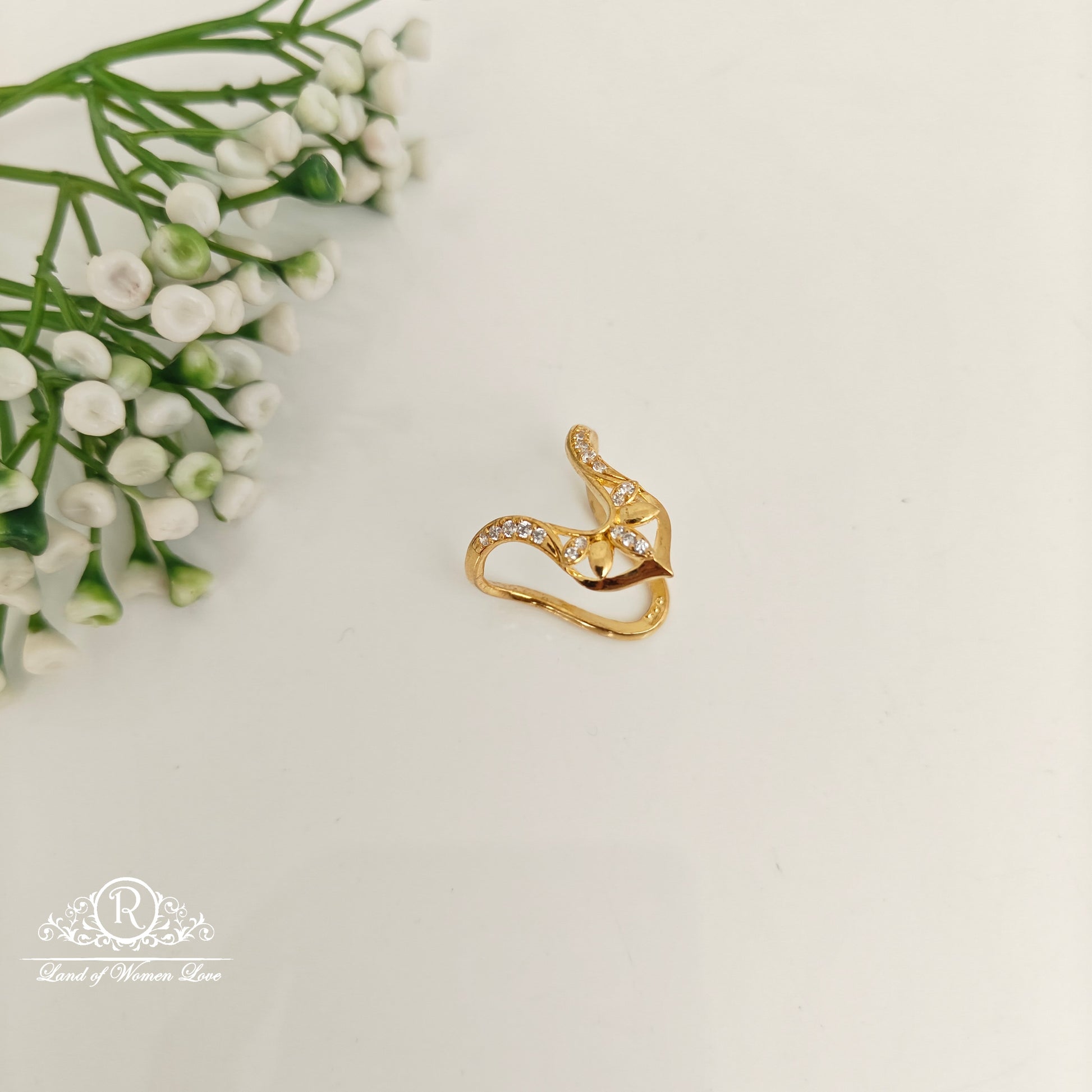 ring 92.5 silver simple and cute cz- stones vanki ring cz 92.5 silver ramala jewelry / ramala collections