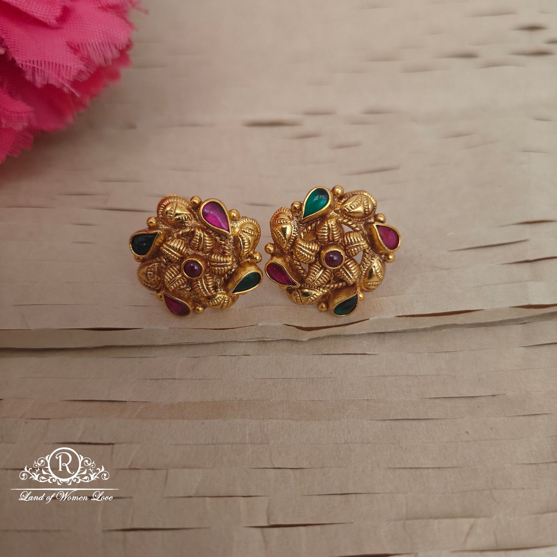 earrings 92.5 silver simple and cute earrings - rc06m1221 92.5 silver ramala jewelry / ramala collections