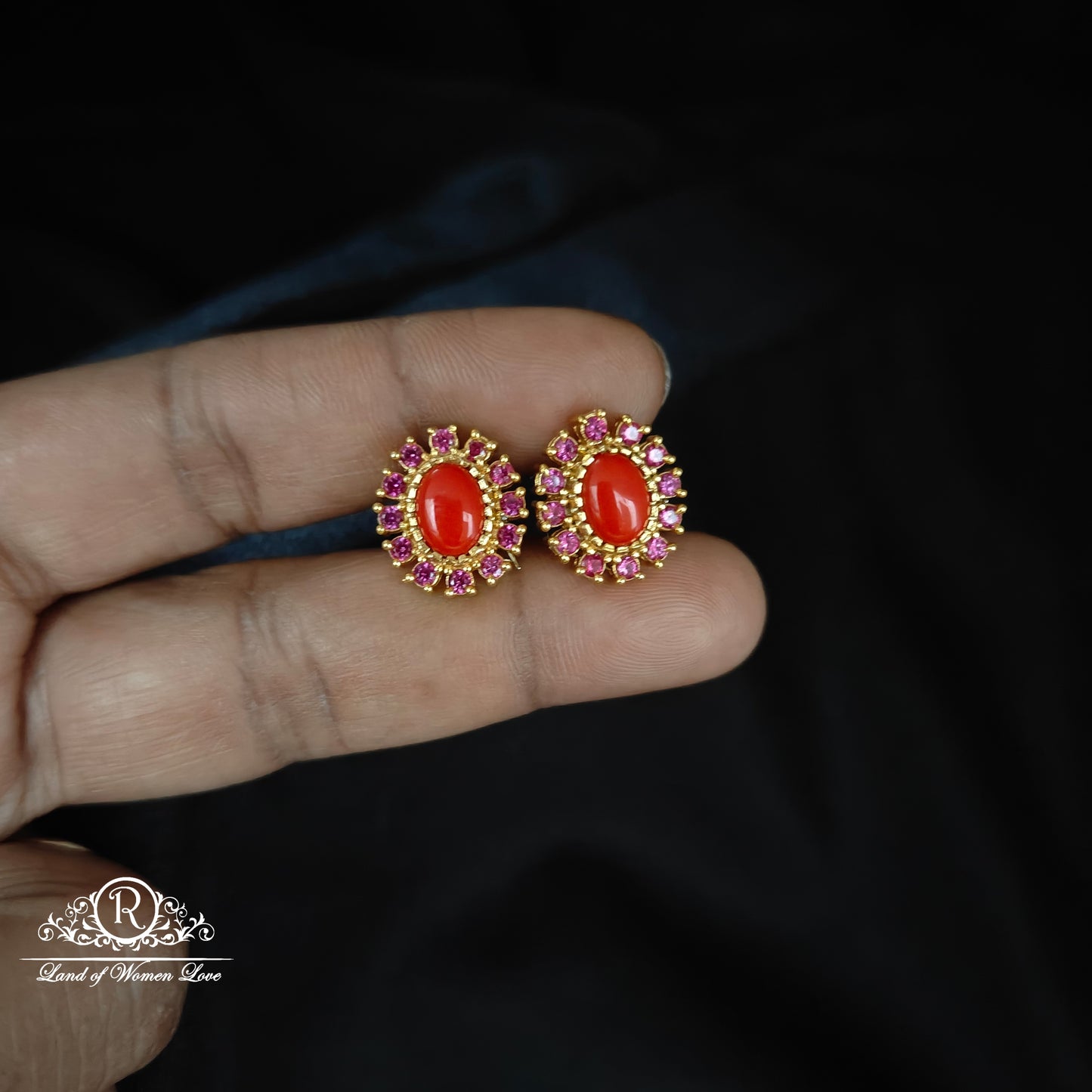 Silver earrings -RCM381