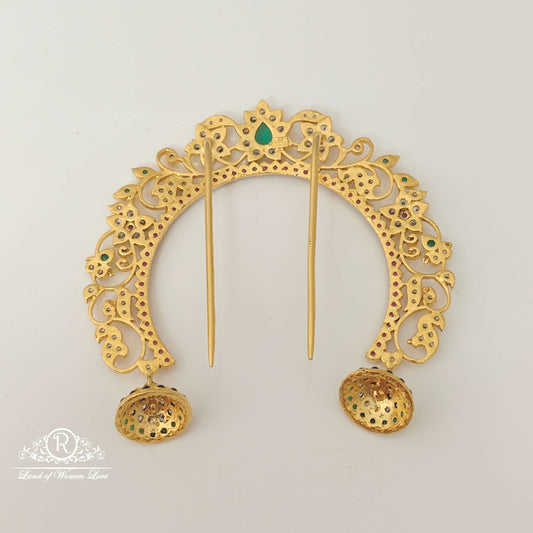 Silver Hair Pin Design-S745