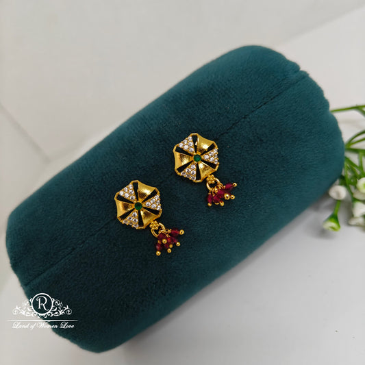 earrings silver earrings -rcjr739 ruby 92.5 silver ramala jewelry / ramala collections