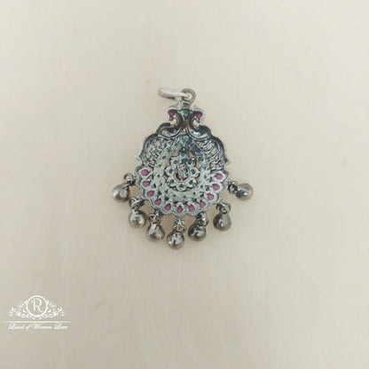 Silver Peacock Design Locket-M303