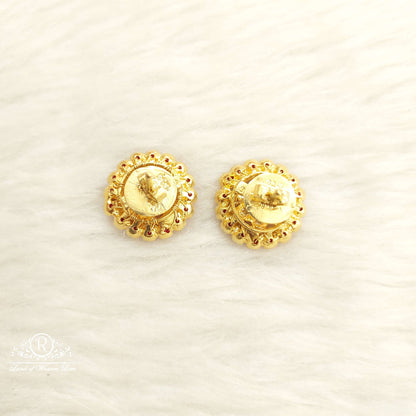 Silver Coral Earrings-D019