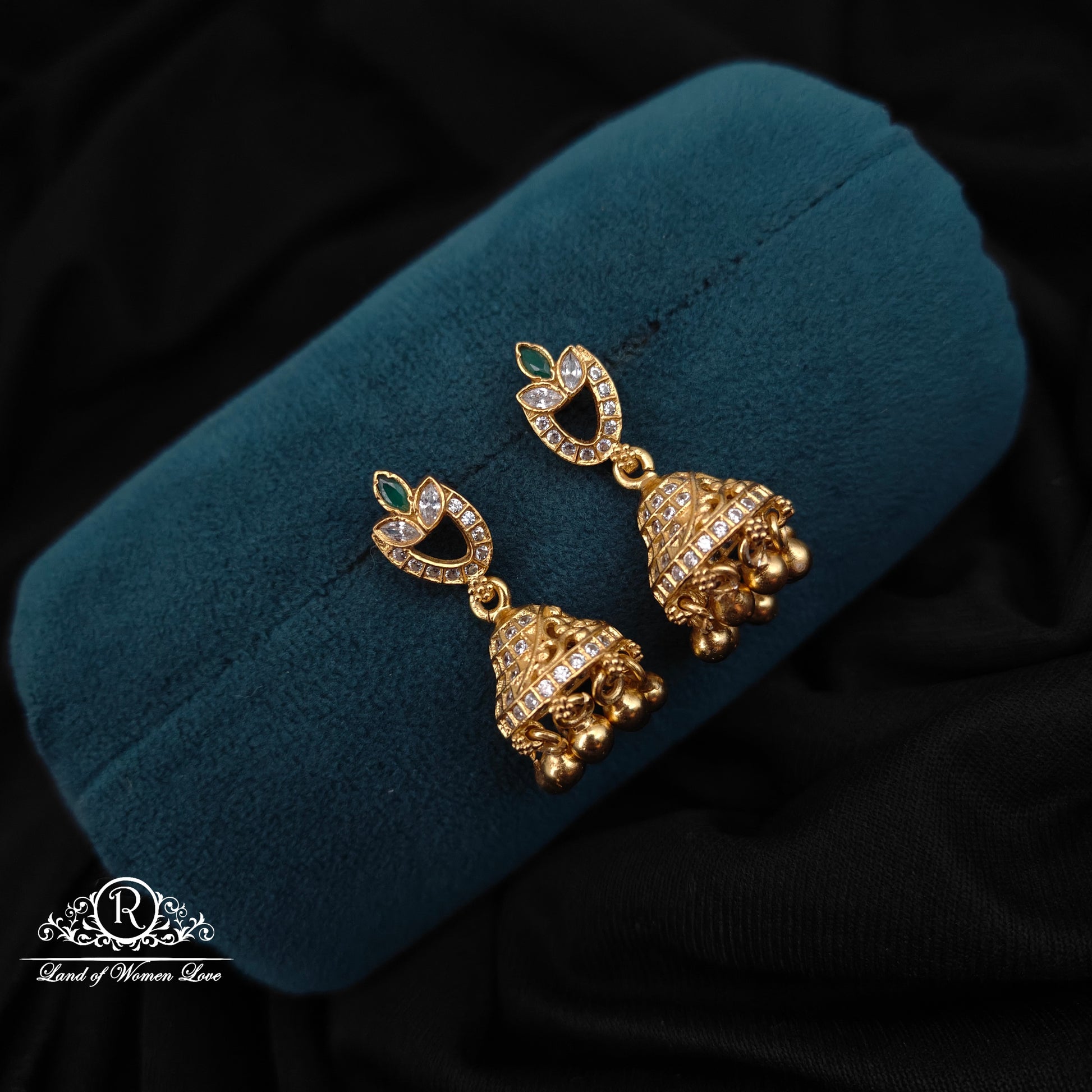 earrings 92.5 silver simple and cute earrings -rcbg048 92.5 silver ramala jewelry / ramala collections