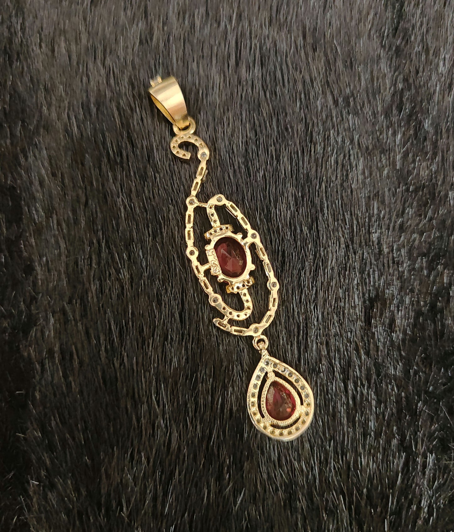 Silver CZ- Stones Earrings With Matching Locket-JR206JR207