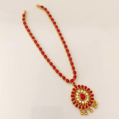 Silver Coral Model Necklace Designs-RCC313