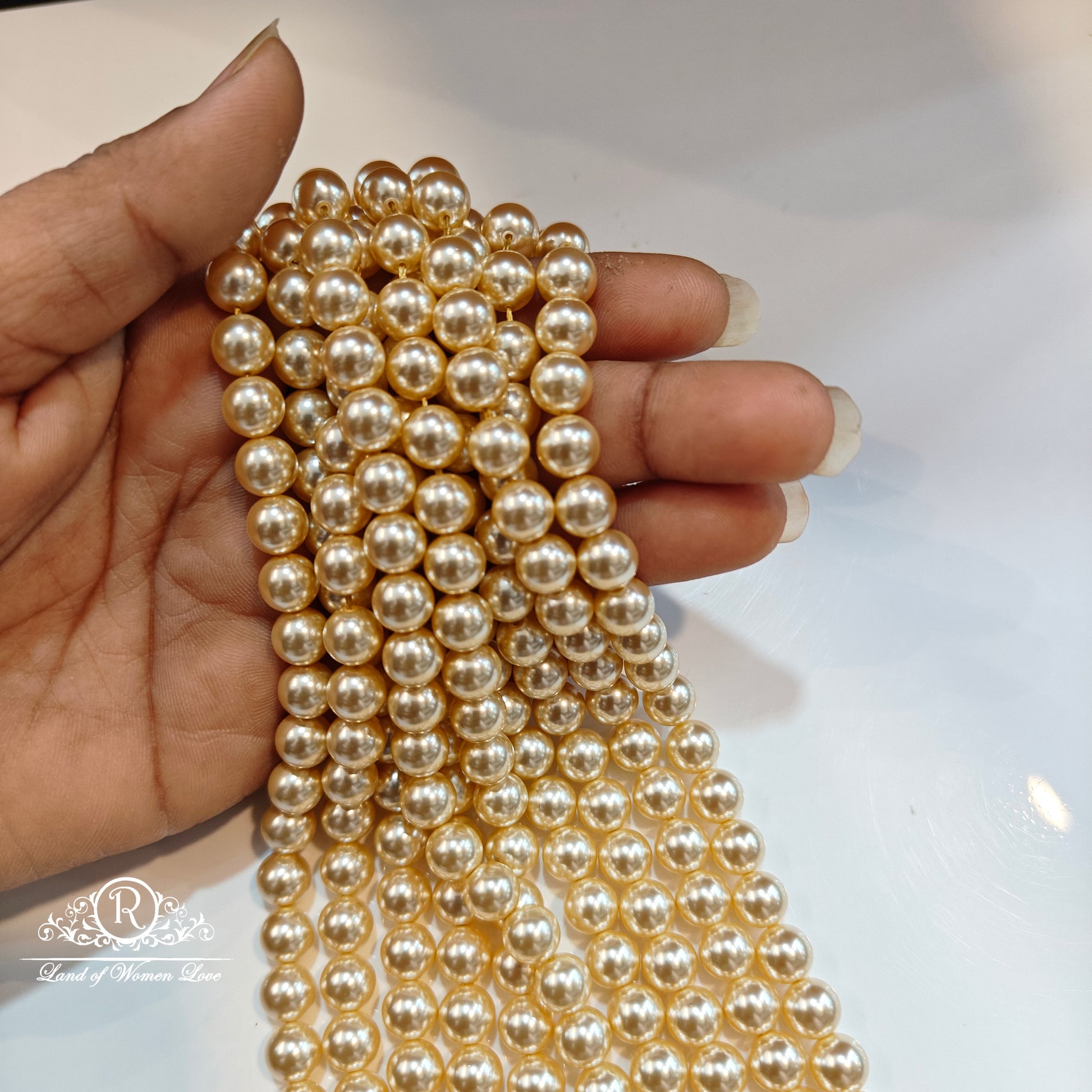 7mm rio pearls-rcmj218 92.5 silver ramala jewelry / ramala collections