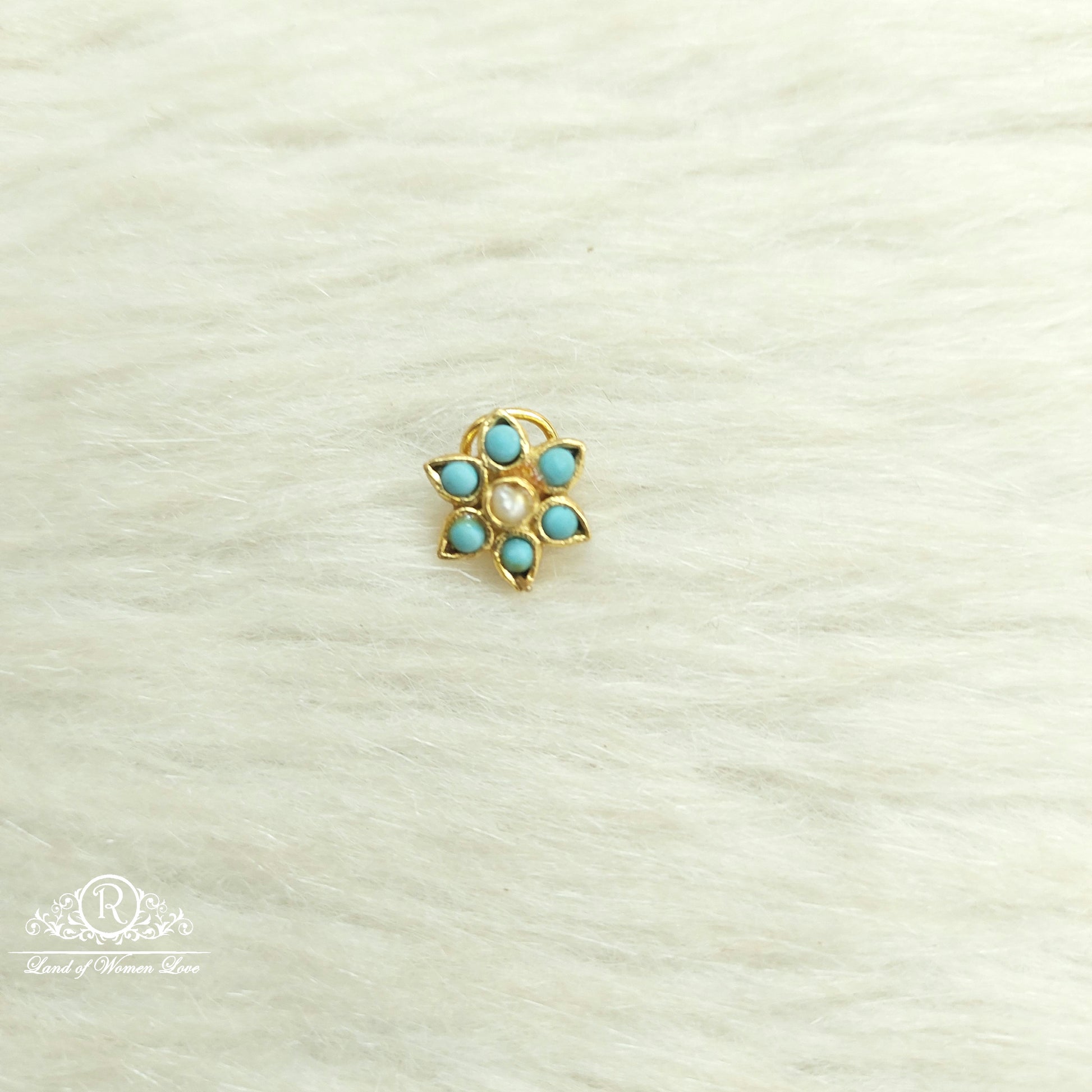 silver nose pins-sa282 92.5 silver ramala jewelry / ramala collections