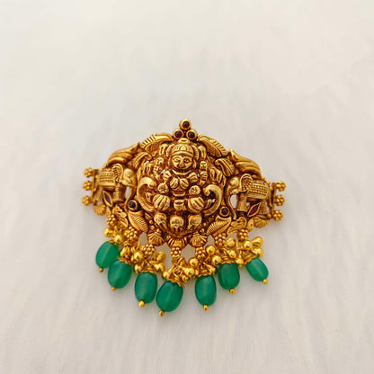 silver lakshmi devi chocker -rcv240 92.5 silver ramala jewelry / ramala collections