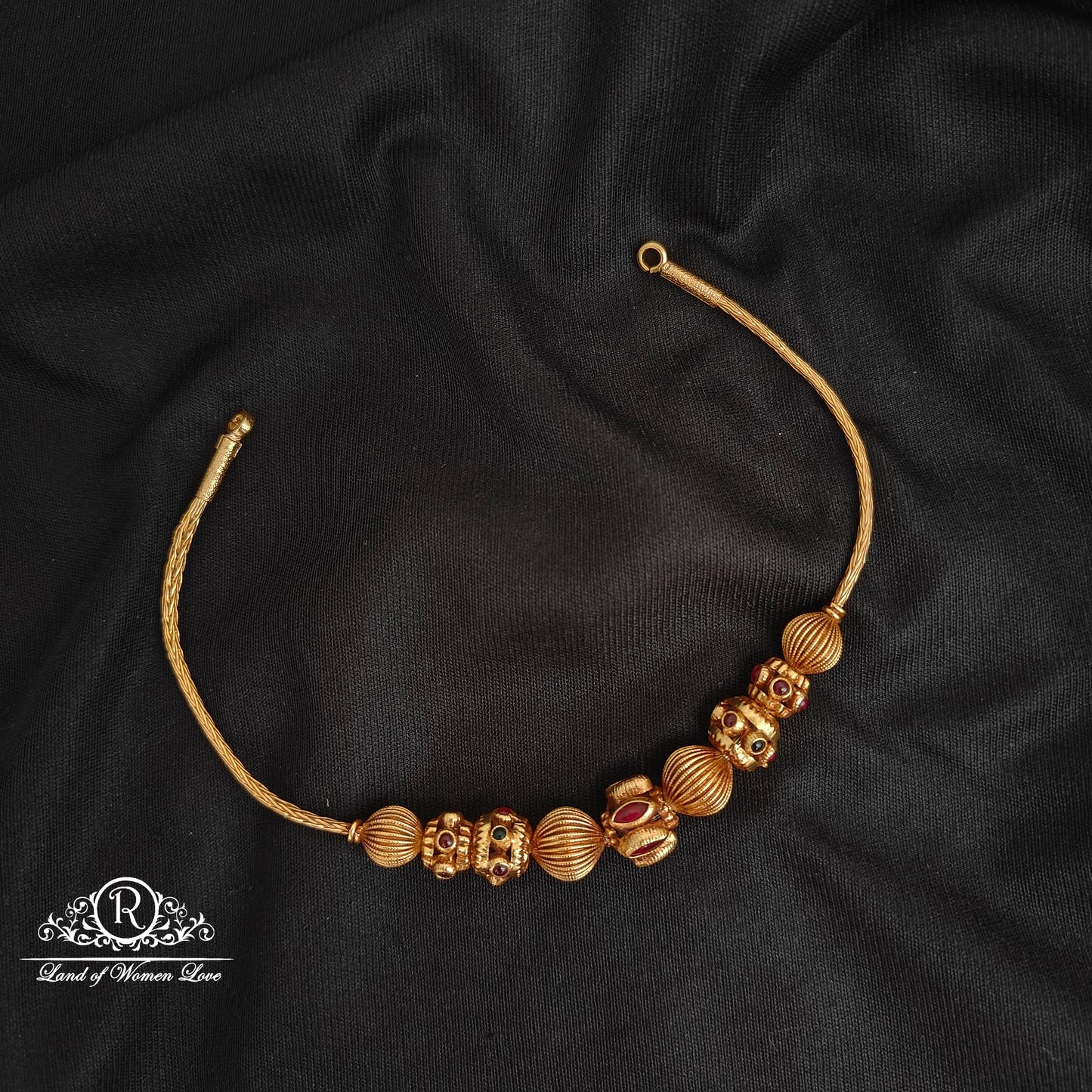 necklace 92.5 silver gundla mala design necklace-rcjr820 ruby 92.5 silver ramala jewelry / ramala collections