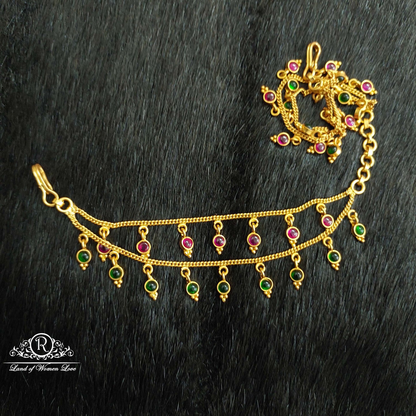 silver earchains-sa373 92.5 silver ramala jewelry / ramala collections