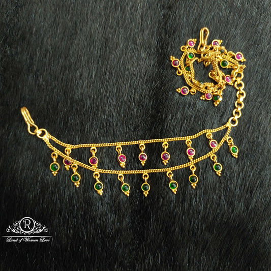 silver earchains-sa373 92.5 silver ramala jewelry / ramala collections