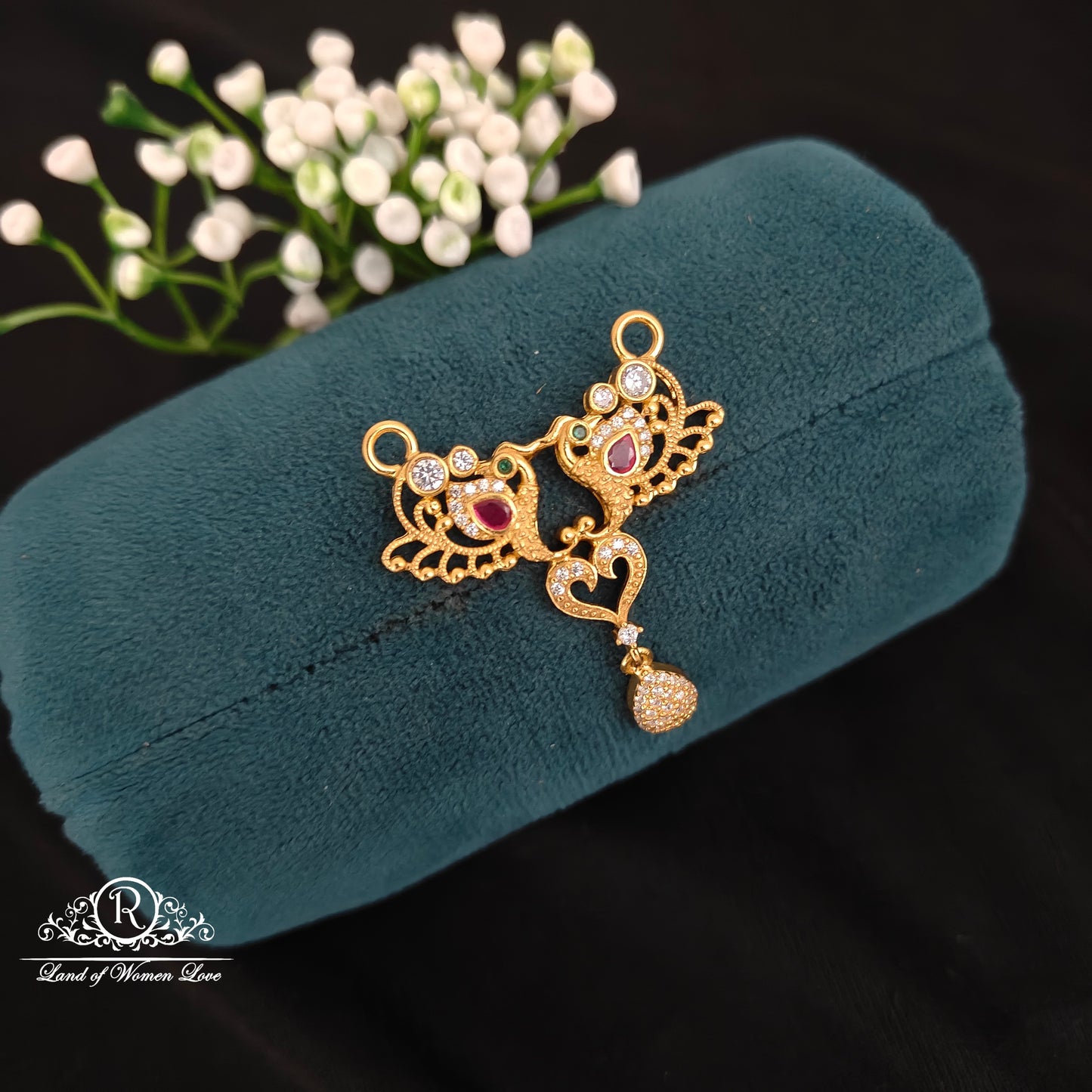 silver cute and beautiful mala locket 92.5 silver ramala jewelry / ramala collections