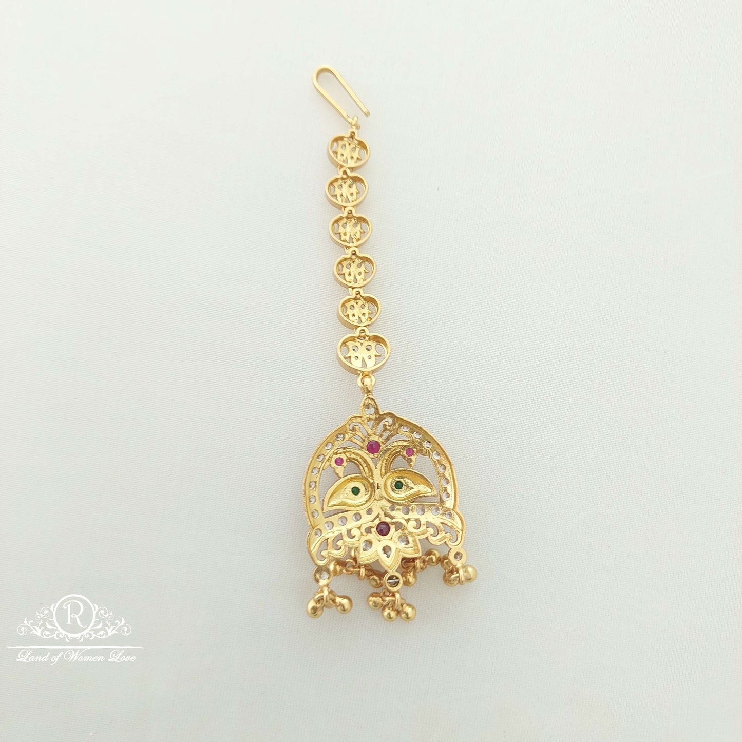 Silver Peacock Tikkas-SA397