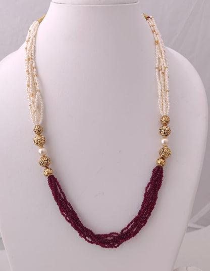 necklace silver beads chain design -rcjr284 92.5 silver ramala jewelry / ramala collections