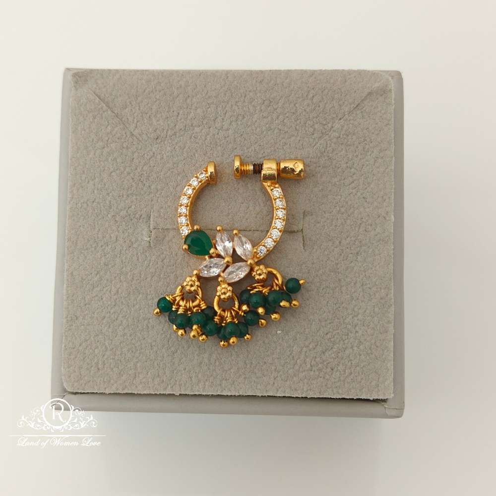 nose pin silver nose pin design-rcjr659 92.5 silver ramala jewelry / ramala collections