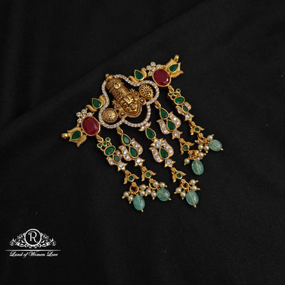 92.5 silver lord venkateshwara swamy design mala locket-rcm1154 92.5 silver ramala jewelry / ramala collections