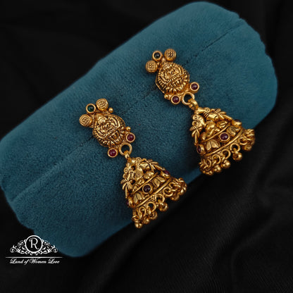 jhumka silver lakshmi devi jhumkas 92.5 silver ramala jewelry / ramala collections