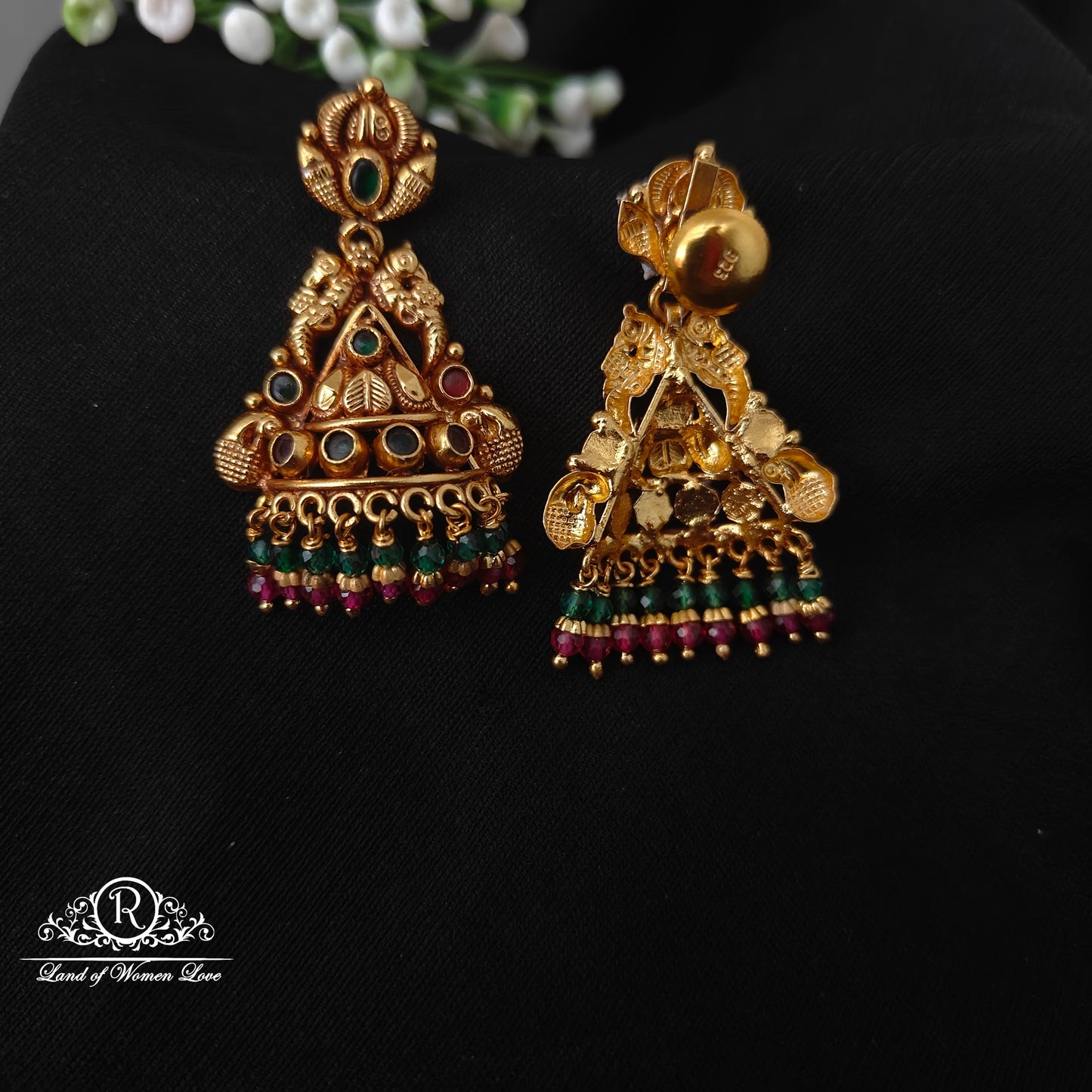 92.5 silver simple and Cute earrings - RCJR980