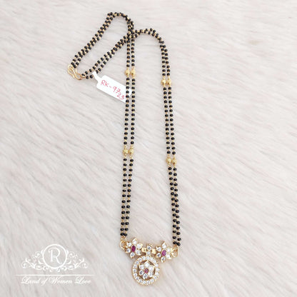 Silver Black Beads Designs