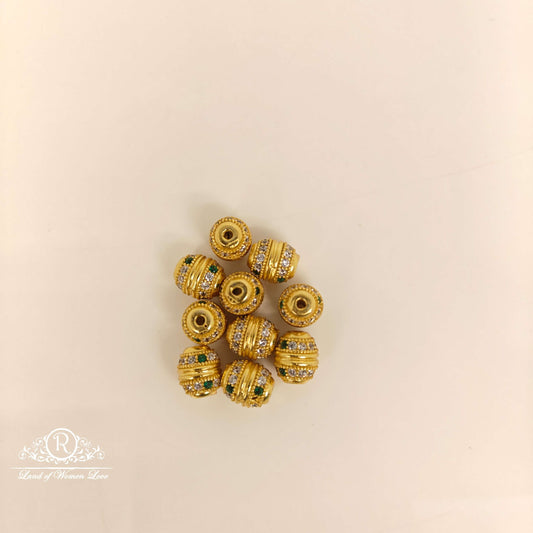 Coloured Stones Gold Balls-RC85-70CP116