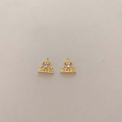 Silver CZ-side locket - RCD311