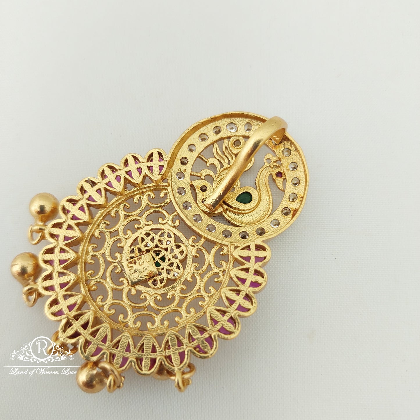 Silver Peacock pendant-C063