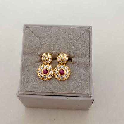 earrings silver earrings -rcm681 92.5 silver ramala jewelry / ramala collections