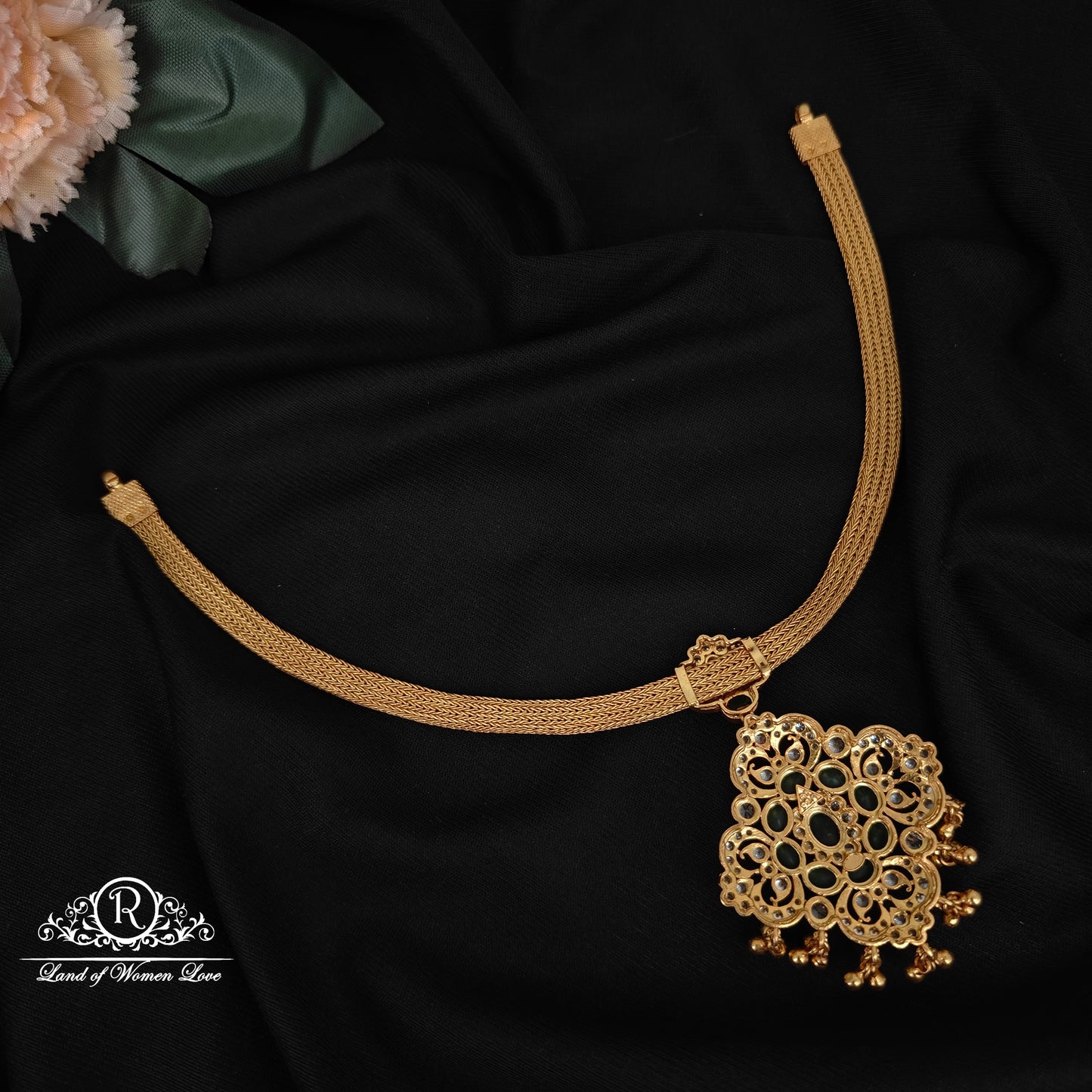 92.5 silver simple and Cute nanu patti - RCBG08