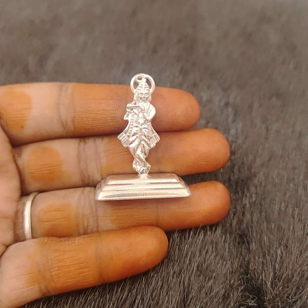 silver small god krishna idols-rcmm06 92.5 silver ramala jewelry / ramala collections