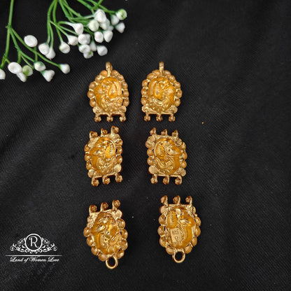 92.5 silver simple and Cute side lockets with peacock -RCJR941