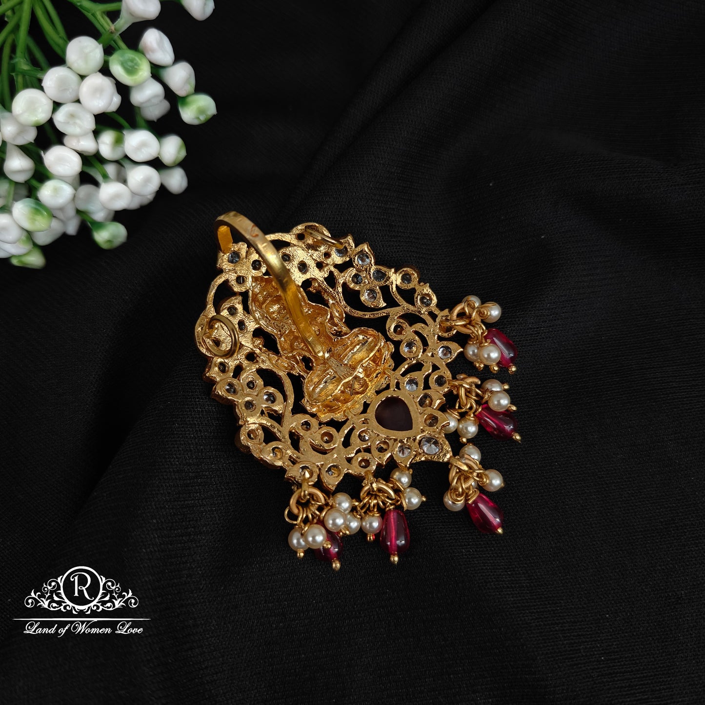 Silver Lakshmi Devi pendant -RC06M331