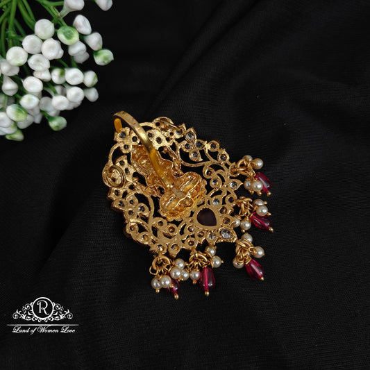 Silver Lakshmi Devi pendant -RC06M331